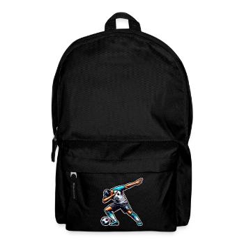 Joueur de football - Sac à dos - noir - Devant