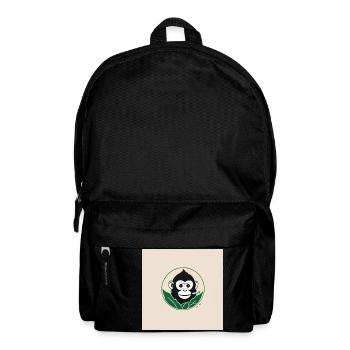 Affe - Rucksack - Schwarz - Vorne