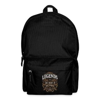 1982 Décembre Naissance Anniversaire Année de naissance - Sac à dos - noir - Devant