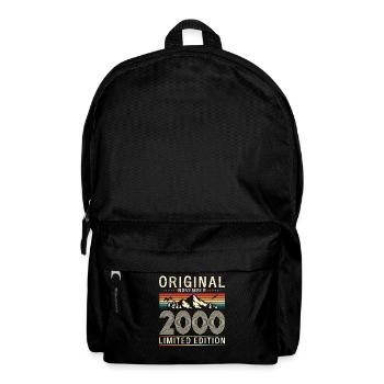 24. Geburtstag Vintage November 2000 Jahrgang - Rucksack - Schwarz - Vorne