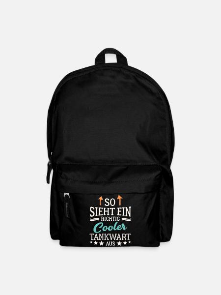 So sieht ein richtig cooler Tankwart aus - Rucksack - Schwarz