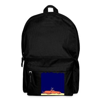 Submarine sunk ground grounded - Backpack - black - Front