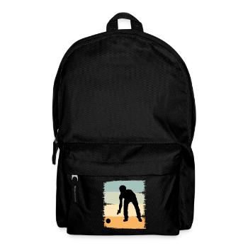 Boule Boccia Boule player - Backpack - black - Front