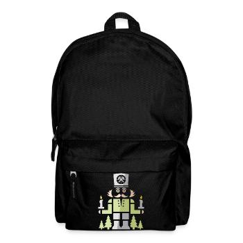 Nussknacker Bergmann – Erzgebirge Kunst Symbol - Rucksack - Schwarz - Vorne