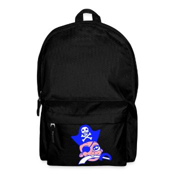 Drôle Bébé Pirate Tête Mignon Chapeau Sabre Bambin - Sac à dos - noir - Devant