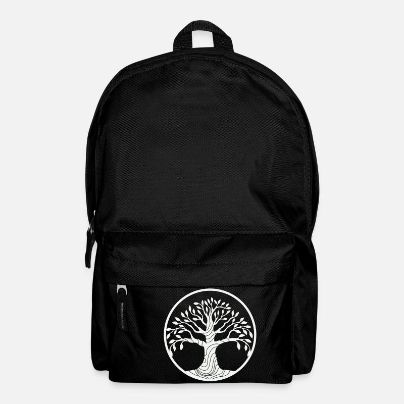 baum - Rucksack - Schwarz