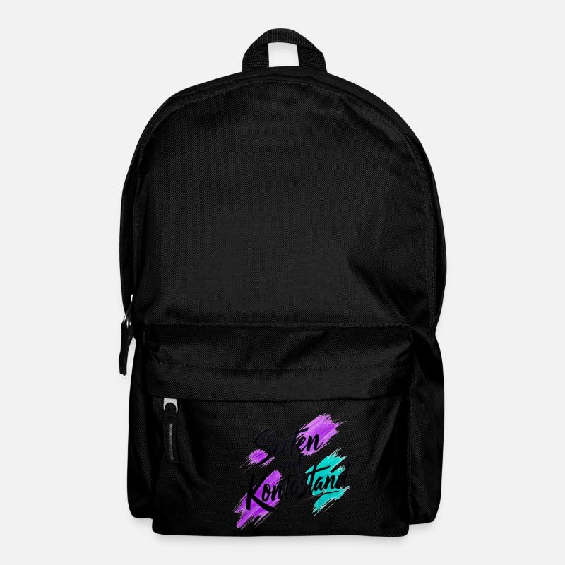 Seiten auf Kontostand - Rucksack - Schwarz