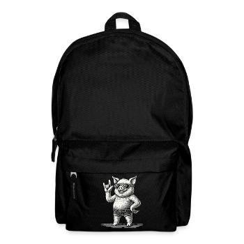 Lustiges Retro Rock Konzert Heavy Metal Festival - Rucksack - Schwarz - Vorne