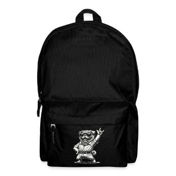 Lustiges Rock Musik Heavy Metal Festival Retro - Rucksack - Schwarz - Vorne
