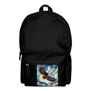 Majestic Eagle - Backpack - black - Front