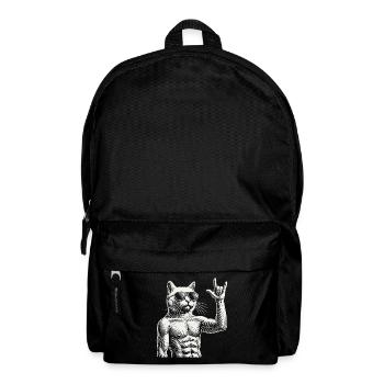 Rock Music Heavy Metal Cat Festival - Backpack - black - Front