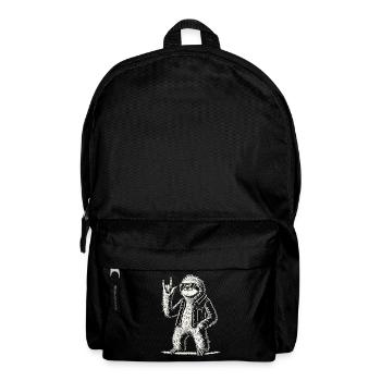 Lustiges Faultier Rock Musik Heavy Metal Festival - Rucksack - Schwarz - Vorne