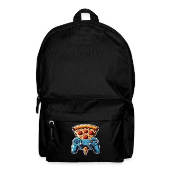 Pizza Gaming Gamer - Rucksack - Schwarz - Vorne