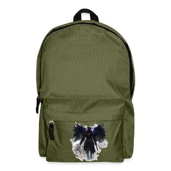 Dark Angel T-Shirt – Mystical Fantasy Design - Backpack - olive green - Front