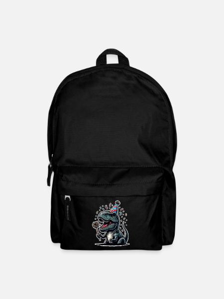 T Rex Geburtstag Dinosaurier - Rucksack - Schwarz