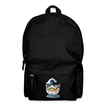 Ramen Ukiyo-E Japanese Retro Streetwear - Backpack - black - Front