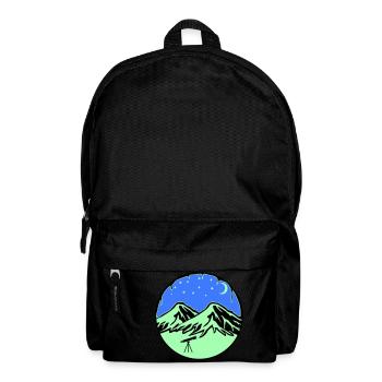 Starry Sky Mountains Telescope - Backpack - black - Front