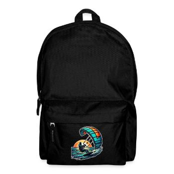 Kitesurf Kitesurfer Kiteboard - Sac à dos - noir - Devant