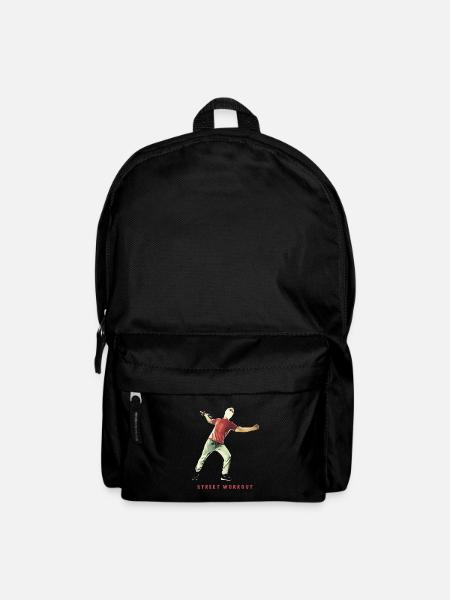 Street Workout ohne Gewicht - Rucksack - Schwarz