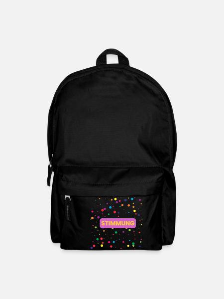 Stimmung Konfetti Stimmungskanone Konfettikanone - Rucksack - Schwarz
