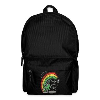 Saint-Patrick Lucky Vibes Arc-en-ciel - Sac à dos - noir - Devant