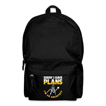 Architekt - Rucksack - Schwarz - Vorne