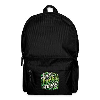 Je suis heureux aujourd’hui de la Saint-Patrick - Sac à dos - noir - Devant