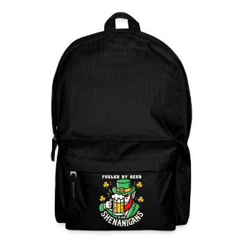 St. Patrick's Day Fun with Beer and Jokes - Backpack - black - Front