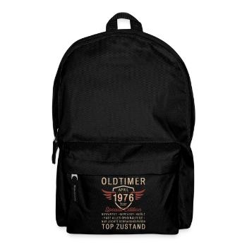 50. Geburtstag Oldtimer April Jahrgang 1976 - Rucksack - Schwarz - Vorne