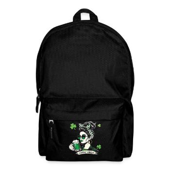 St. Patrick's Day Lucky Vibes Fashion Statement - Backpack - black - Front