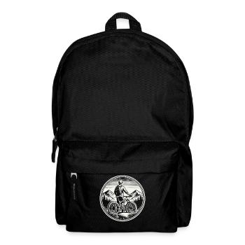 Fahrrad Abenteuer Berge Mountainbike Natur - Rucksack - Schwarz - Vorne