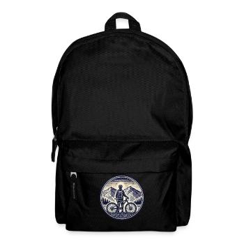 Mountain Bike Adventure Bike Mountains Retro - Backpack - black - Front