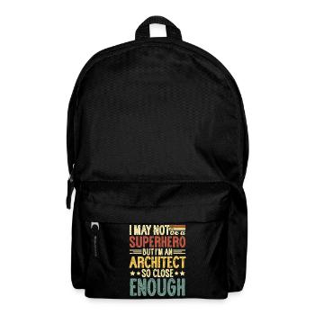 Architekt - Rucksack - Schwarz - Vorne