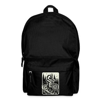 Aventure à vélo avec Bigfoot dans la forêt - Sac à dos - noir - Devant