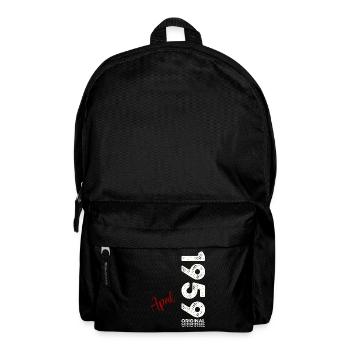 66th Birthday Original April Vintage 1959 - Backpack - black - Front