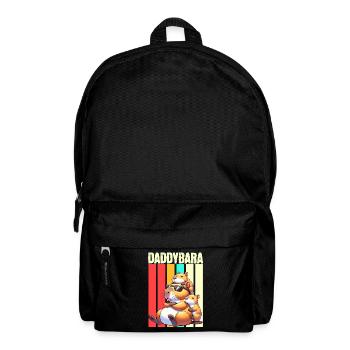 Daddybara Capybara Father Dad - Backpack - black - Front