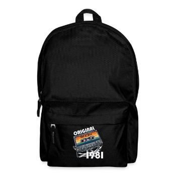 44th Birthday Cassette June 1981 - Backpack - black - Front