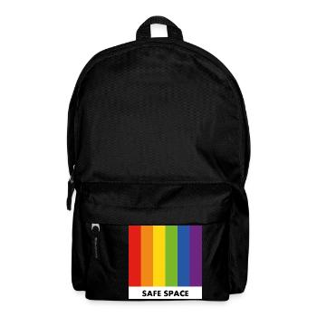 Safe Space Pride Verbündete - Rucksack - Schwarz - Vorne