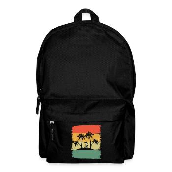 Palm Island Holiday Trip - Backpack - black - Front