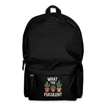 What The Fucculent - Rucksack - Schwarz - Vorne