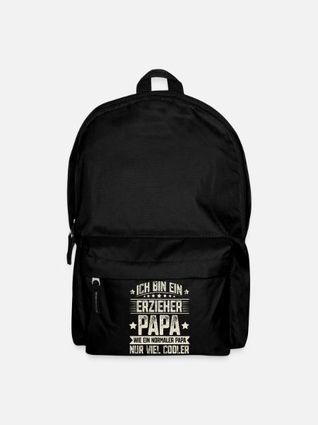 Erzieher Papa - Rucksack - Schwarz