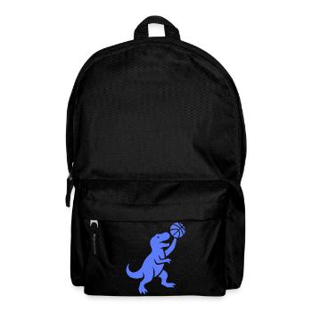 Minimalistische Silhouette Basketballspieler Wurf - Rucksack - Schwarz - Vorne