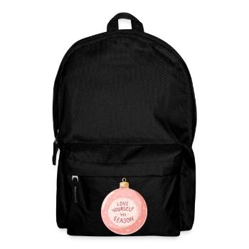 Aimez-vous - Ornement de Noël rétro anime - Sac à dos - noir - Devant