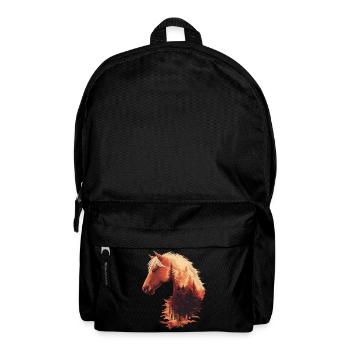 Horse Autumn - Backpack - black - Front