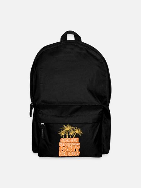 La Sicile comme vacances - Sac à dos - noir