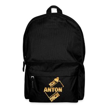 Anton en couple - Sac à dos - noir - Devant