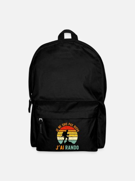 Retro Hike: I'm not available - Backpack - black