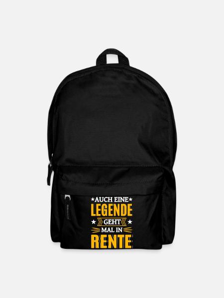 Legende In Rente - Rucksack - Schwarz