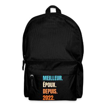 Bester Ehemann seit 2022 Ehemanngeschenk - Rucksack - Schwarz - Vorne
