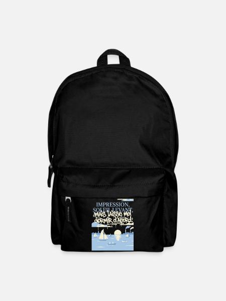 Impression, Sommeil Levant : Art Fatigué - Rucksack - Schwarz